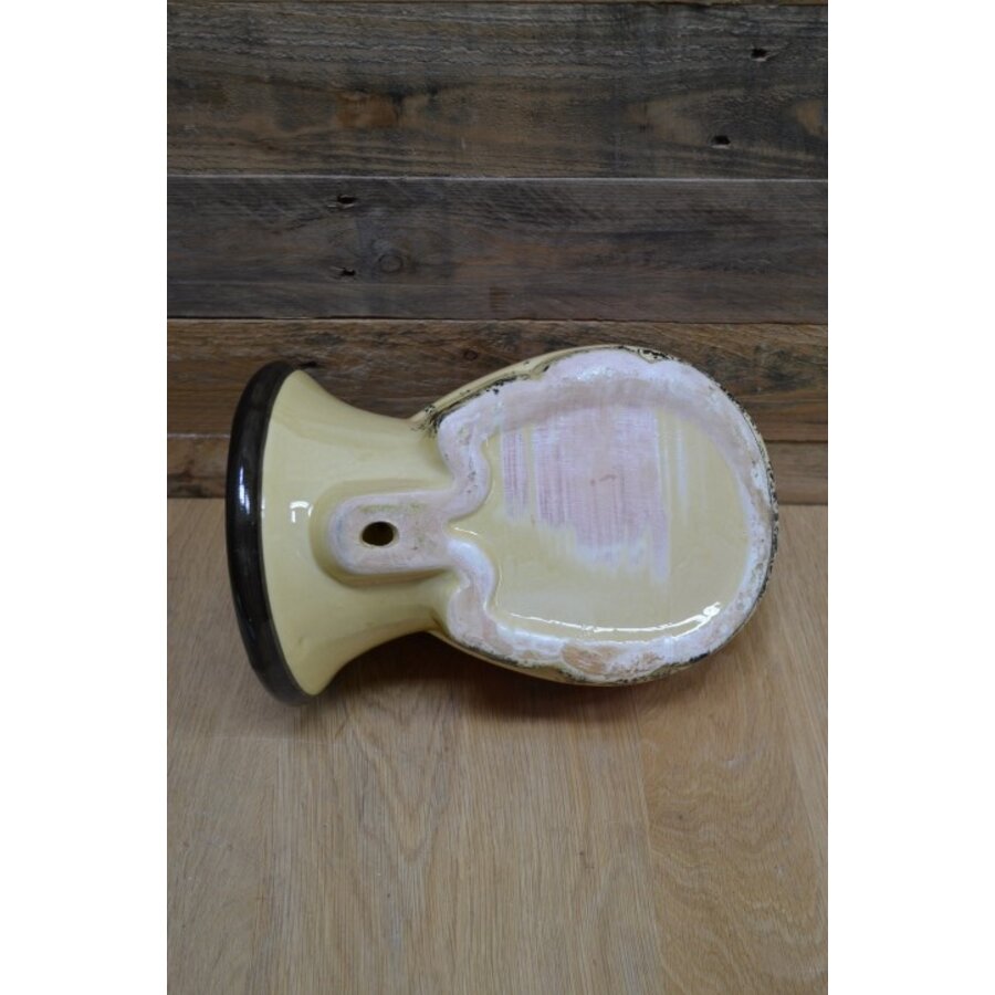 Vintage wand bloempot lieveheersbeestje-6