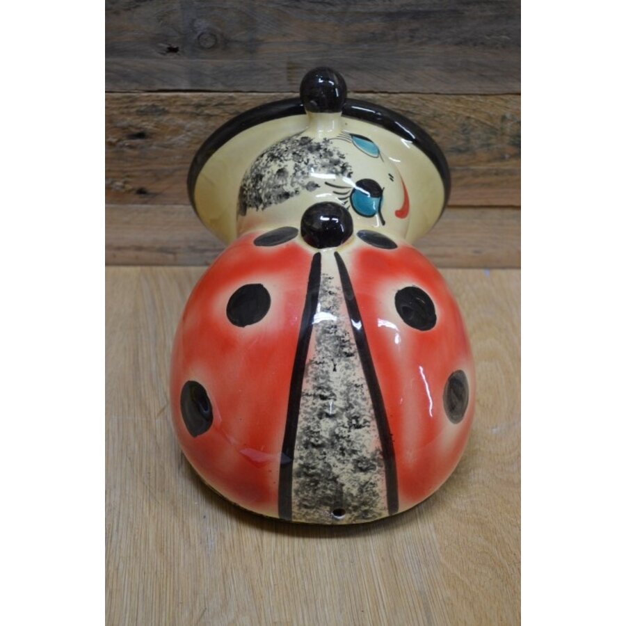 Wand bloempot liefheersbeestje vintage-7