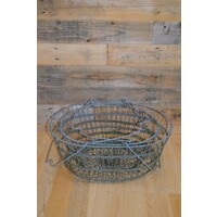 thumb-Ovale mand metaal set van 2-2