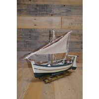thumb-Miniatuur vissersboot model-1