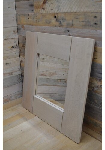 White Wash lijst vierkant met spiegel 