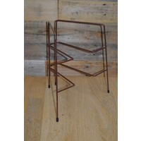 thumb-Retro bordenrek bruin metaal-1