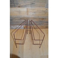 thumb-Retro bordenrek bruin metaal-5