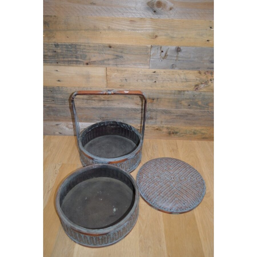 Chinese doos van bamboe-5