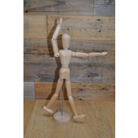 thumb-Ikea Tom Dunn houten marionet verstelbaar-1