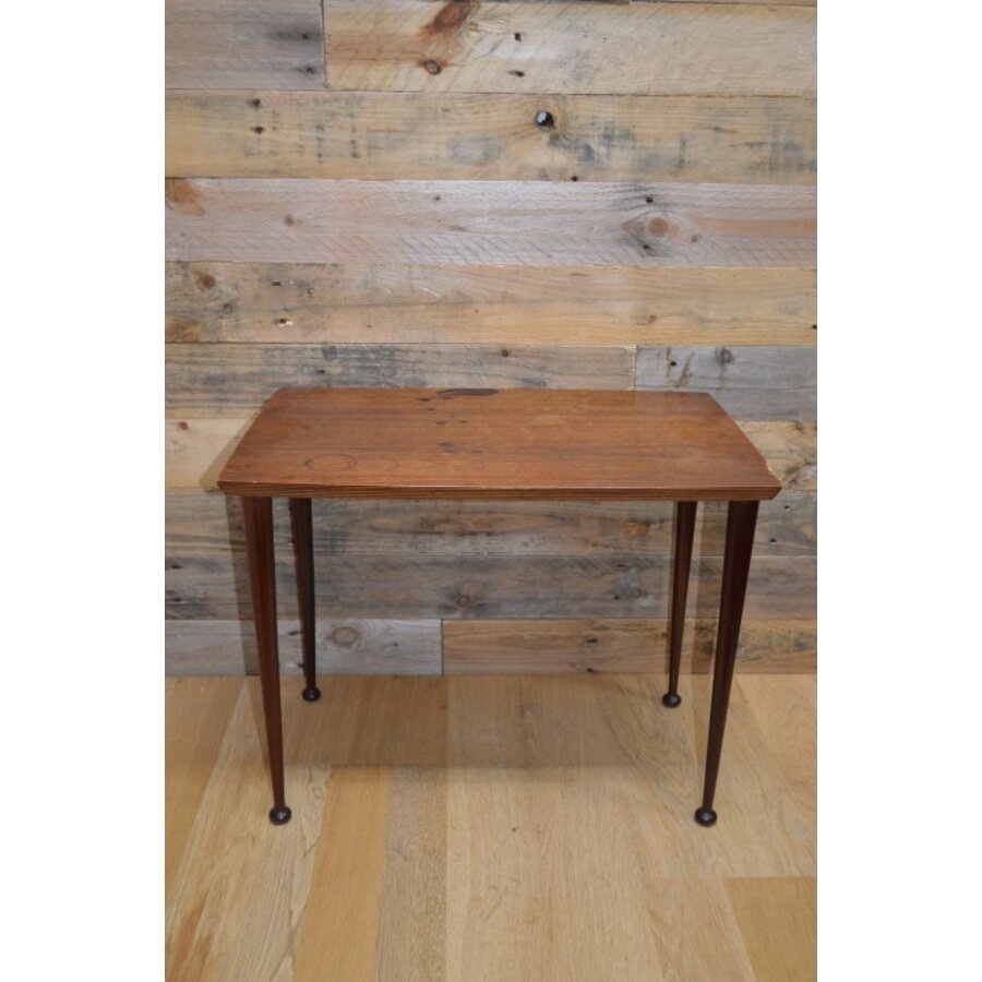 Retro pastoe bijzettafeltje mahonie-7