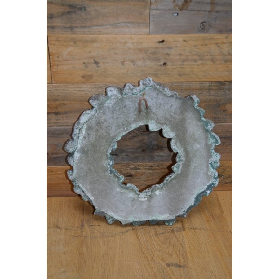 Rozenkrans van beton wanddecoratie-4