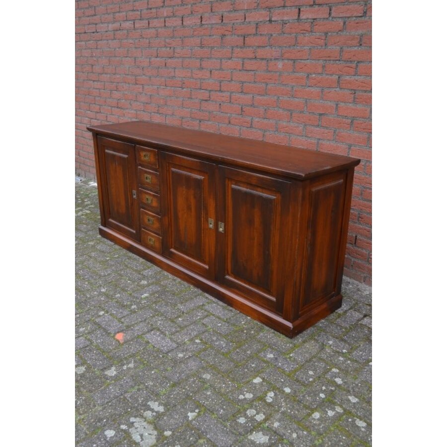 Dressoir rustiek massief eiken-1