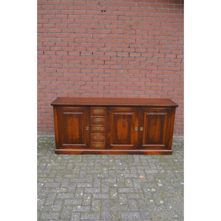 Dressoir rustiek massief eiken-3