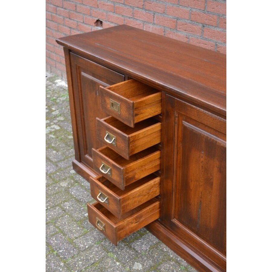 Dressoir rustiek massief eiken-5