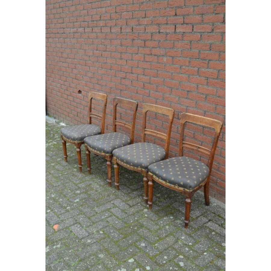 Antieke stoelen Atkinson & Co set van 4-2