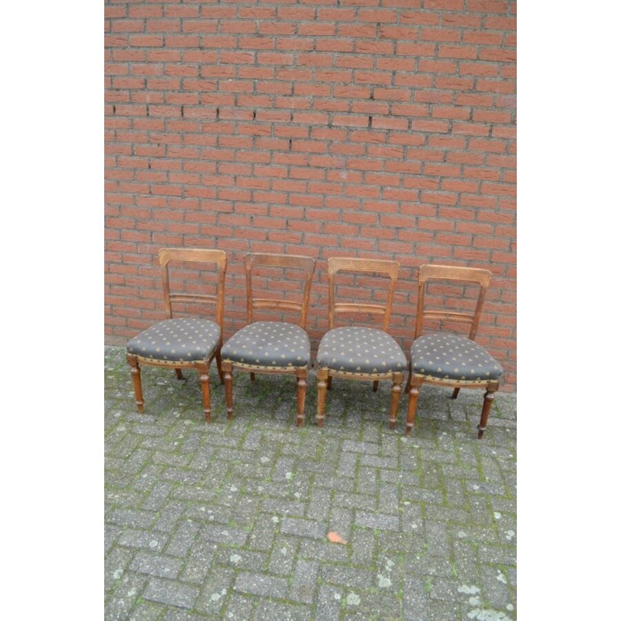 Antieke stoelen Atkinson & Co set van 4-1