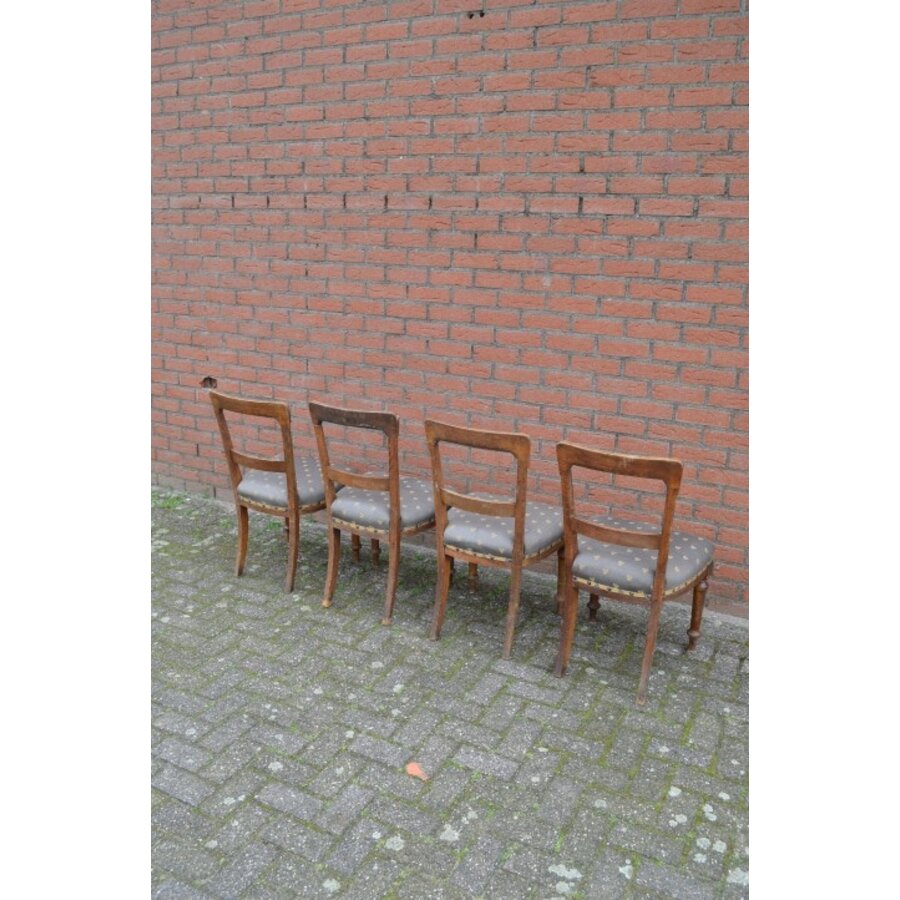 Antieke stoelen Atkinson & Co set van 4-7