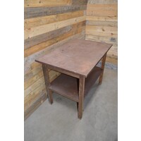 thumb-Werktafel grenen onderstel met schap-1