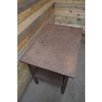 thumb-Werktafel grenen onderstel met schap-3