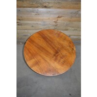 thumb-Rond Art Deco salontafeltje hout-3