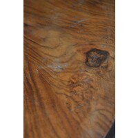 thumb-Rond Art Deco salontafeltje hout-7