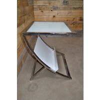 thumb-Sofa bijzettafeltje met lectuurbak chroom glas-2