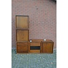 LoodsVol, Tweedehands Blokkenkast eiken met 1 muur schap