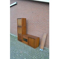 thumb-Blokkenkast eiken met 1 muur schap-2