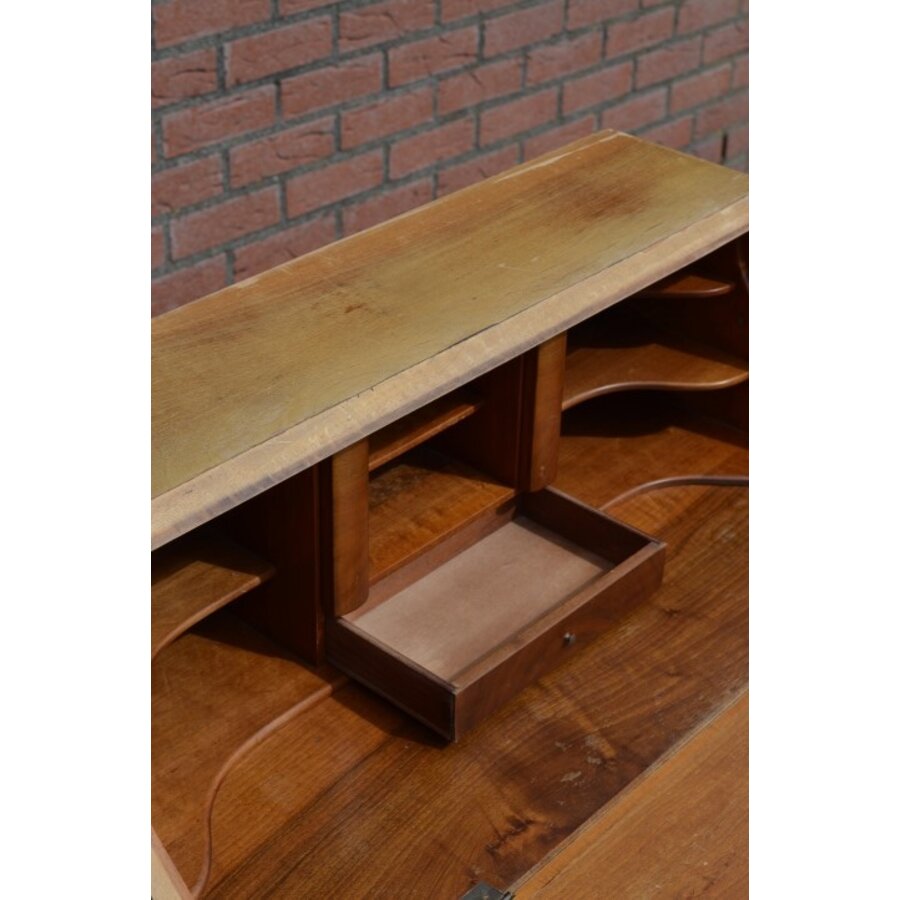 Barok klep secretaire met opknapwerk-10