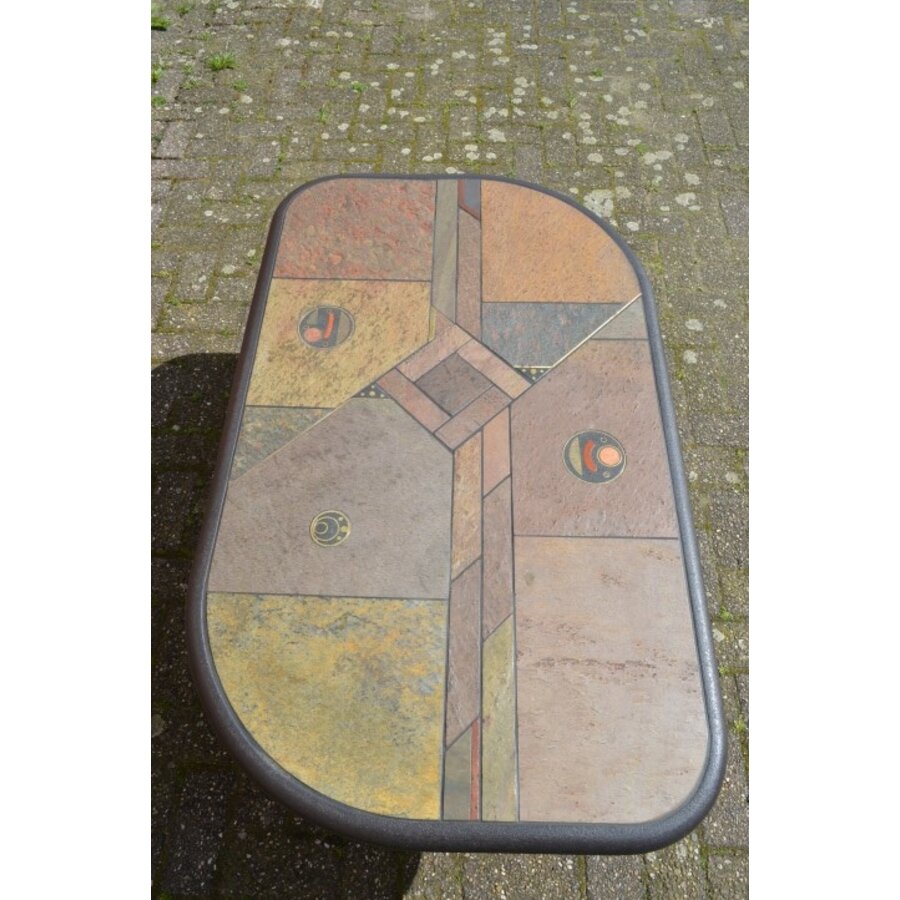 Kingma Salontafel  Brutalist Vintage Design-3