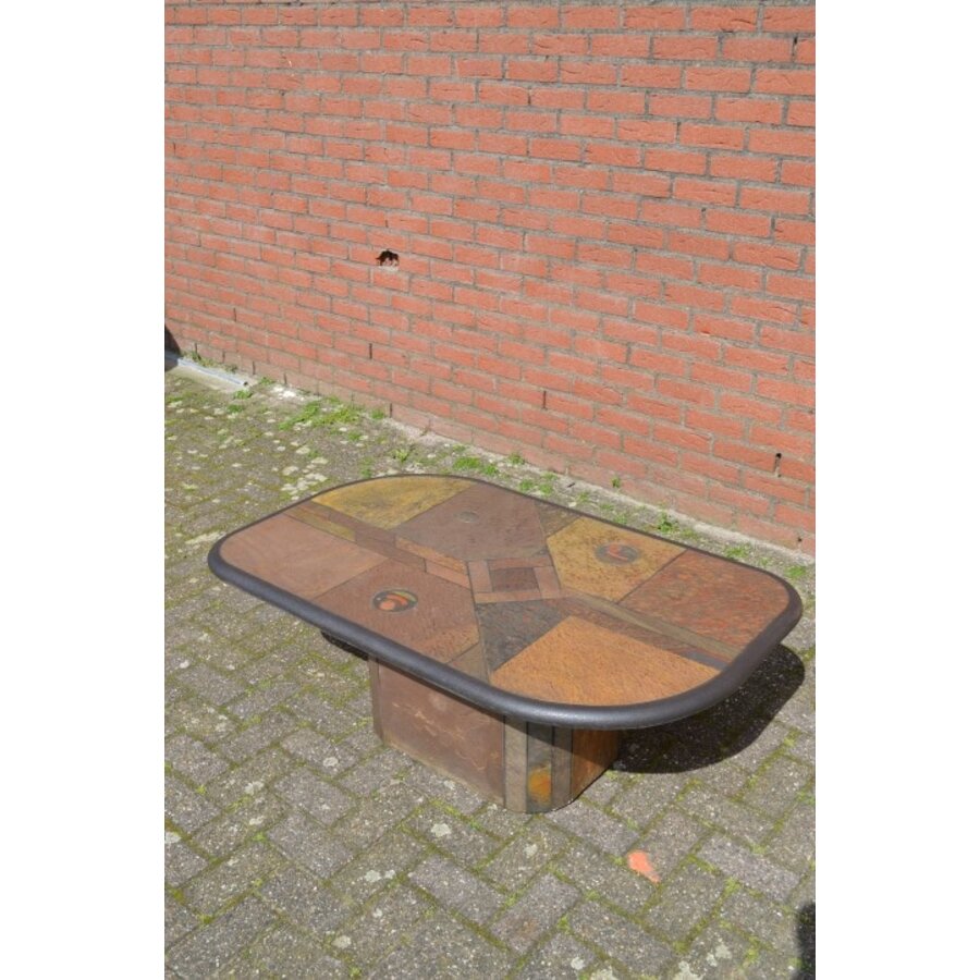 Kingma Salontafel  Brutalist Vintage Design-10