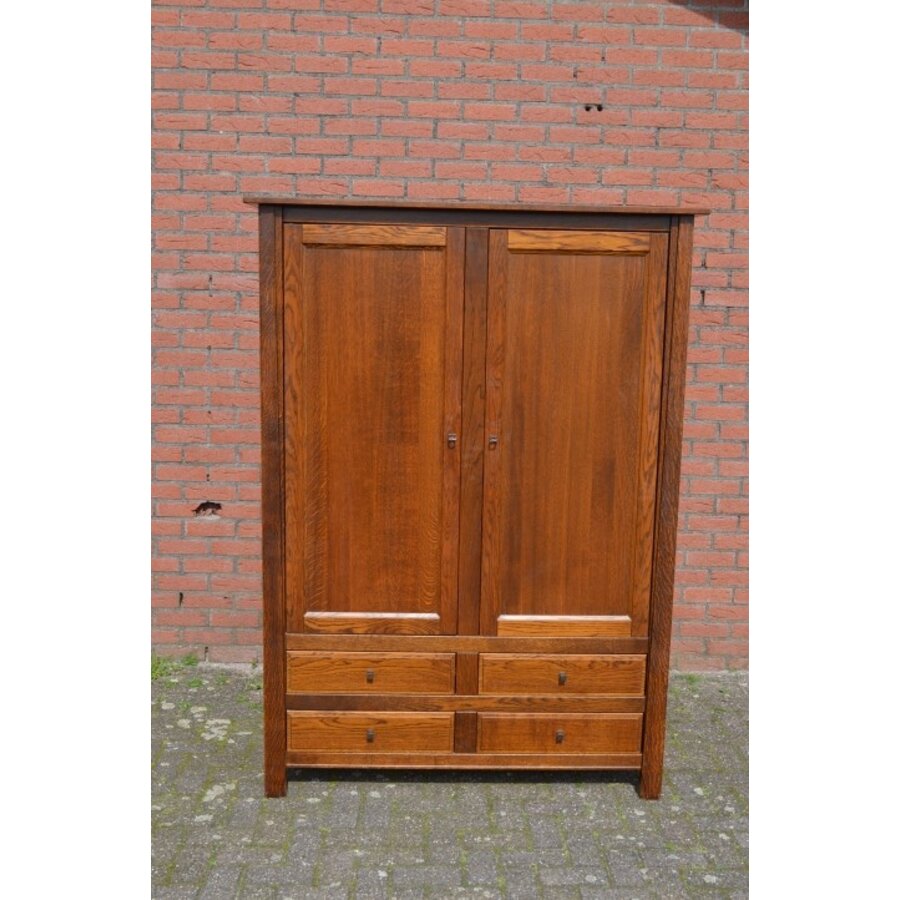 Donker eiken kast vast model-3