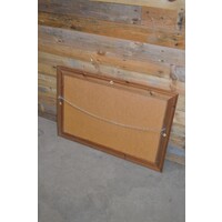 thumb-Facet geslepen spiegel met grenen houten lijst-6