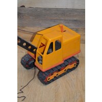 thumb-Retro speelgoed graafmachine dragline jaren 80-3