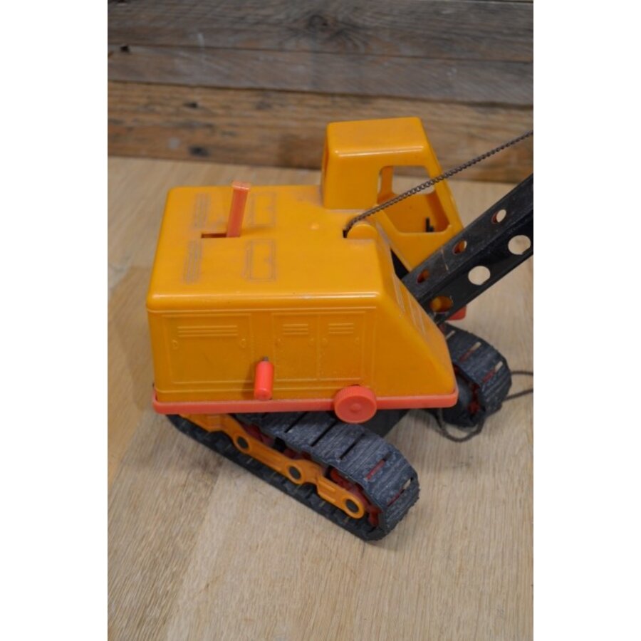 Retro speelgoed graafmachine dragline jaren 80-5
