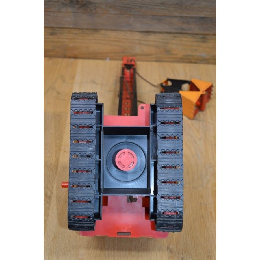 Retro speelgoed graafmachine dragline jaren 80-6