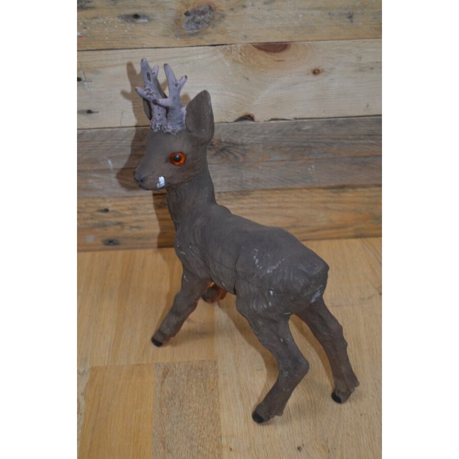 Retro ZeHo hert of ree figuur van kunststof-4