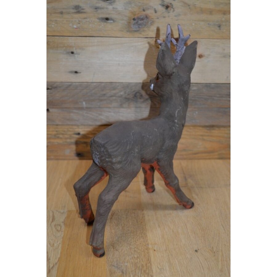 Retro ZeHo hert of ree figuur van kunststof-5