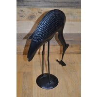 thumb-Metalen vogel met vis-6