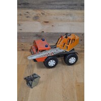 thumb-Vrachtwagen met graafmachine-1