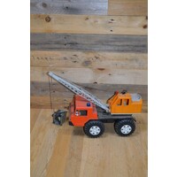 thumb-Vrachtwagen met graafmachine-2