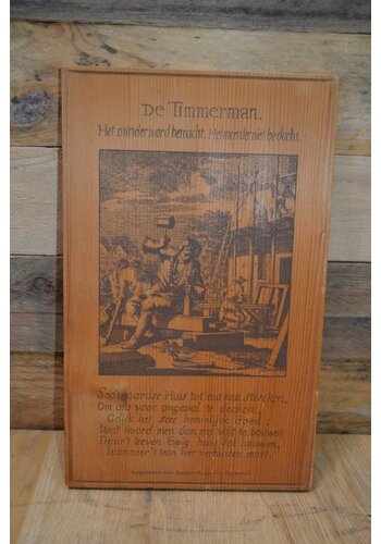 Wandhanger 'De Timmerman" 