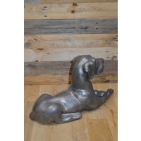 thumb-Deense dog betonnen beeld oud brons kleur-4