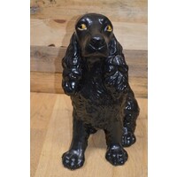 thumb-Cocker Spaniel beeld zittend gips retro-4