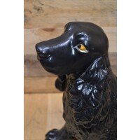 thumb-Cocker Spaniel beeld zittend gips retro-9