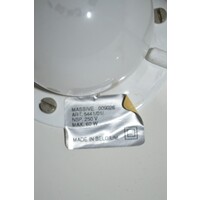 thumb-Masive plafond hanglamp schotel kap jaren 70-6