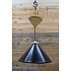 LoodsVol, Tweedehands Retro zwarte metalen hanglamp