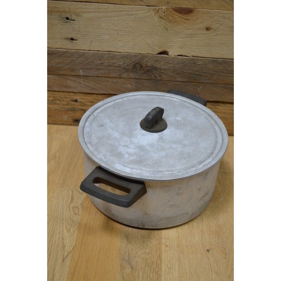 Ouderwetse aluminium aardappelpan jaren 60-2