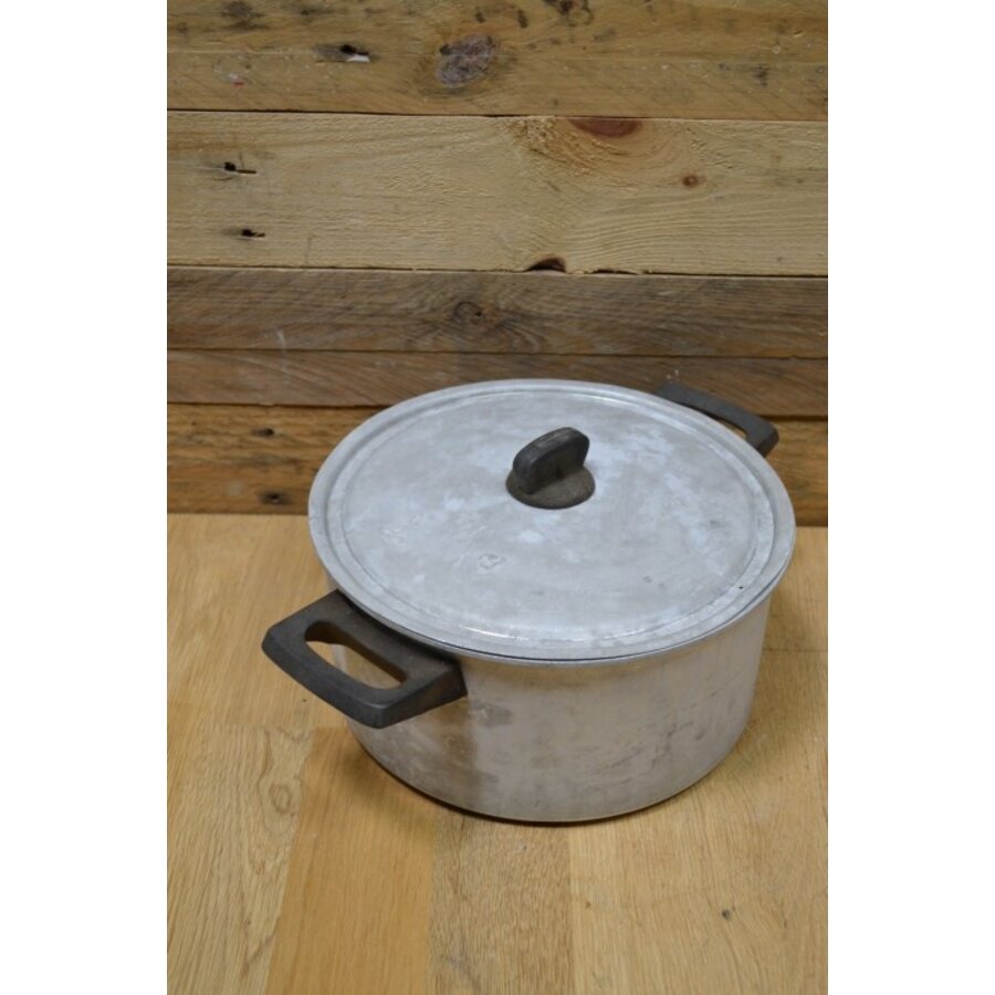 Ouderwetse aluminium aardappelpan jaren 60-3
