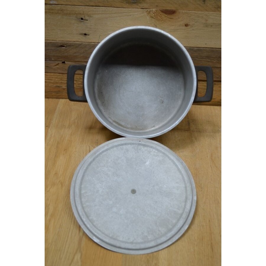 Ouderwetse aluminium aardappelpan jaren 60-4