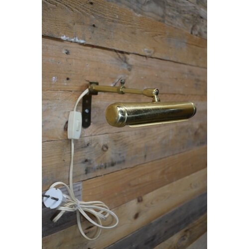 Lampje voor schilderijverlichting messing 