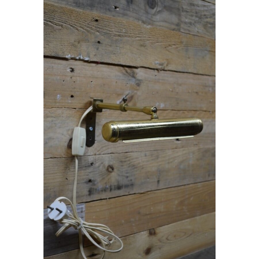 Lampje voor schilderijverlichting messing-6