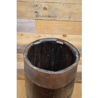 thumb-Retro eiken duigenton met koperen ringen-4