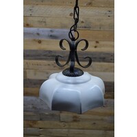 thumb-Art Deco hanglamp met metalen kap-1